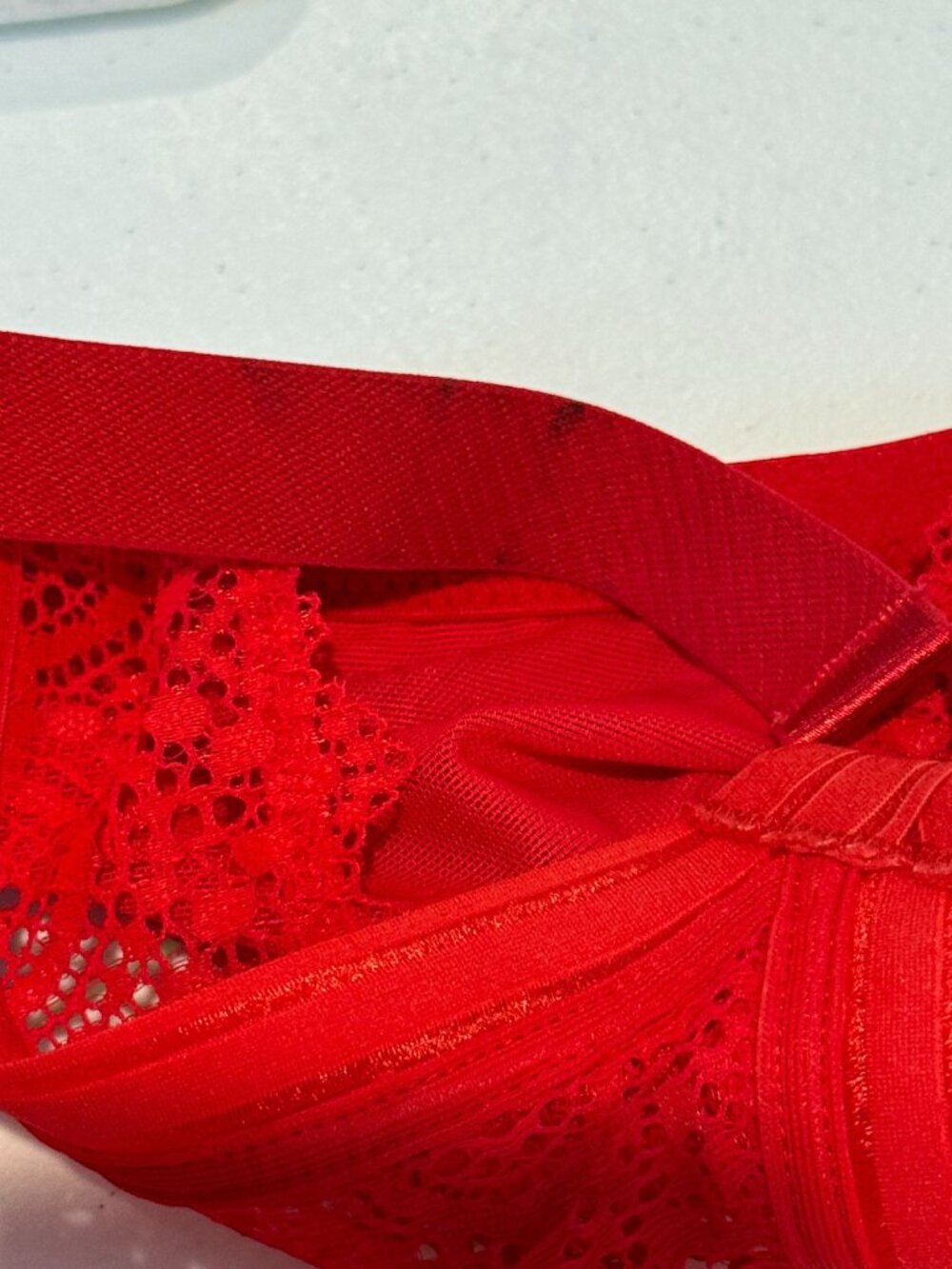 Cacique Red Front-Close Lace Racerback Bra Size 44DD - Picture 9 of 9